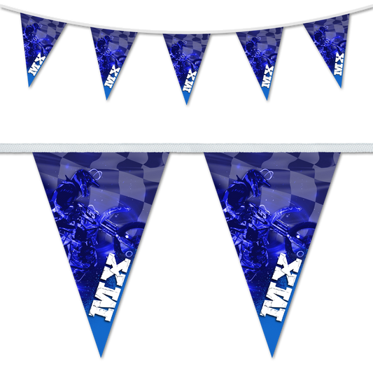 MX Blue Triangular Bunting