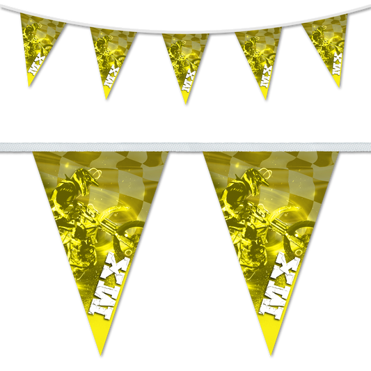 MX Yellow Triangular Bunting