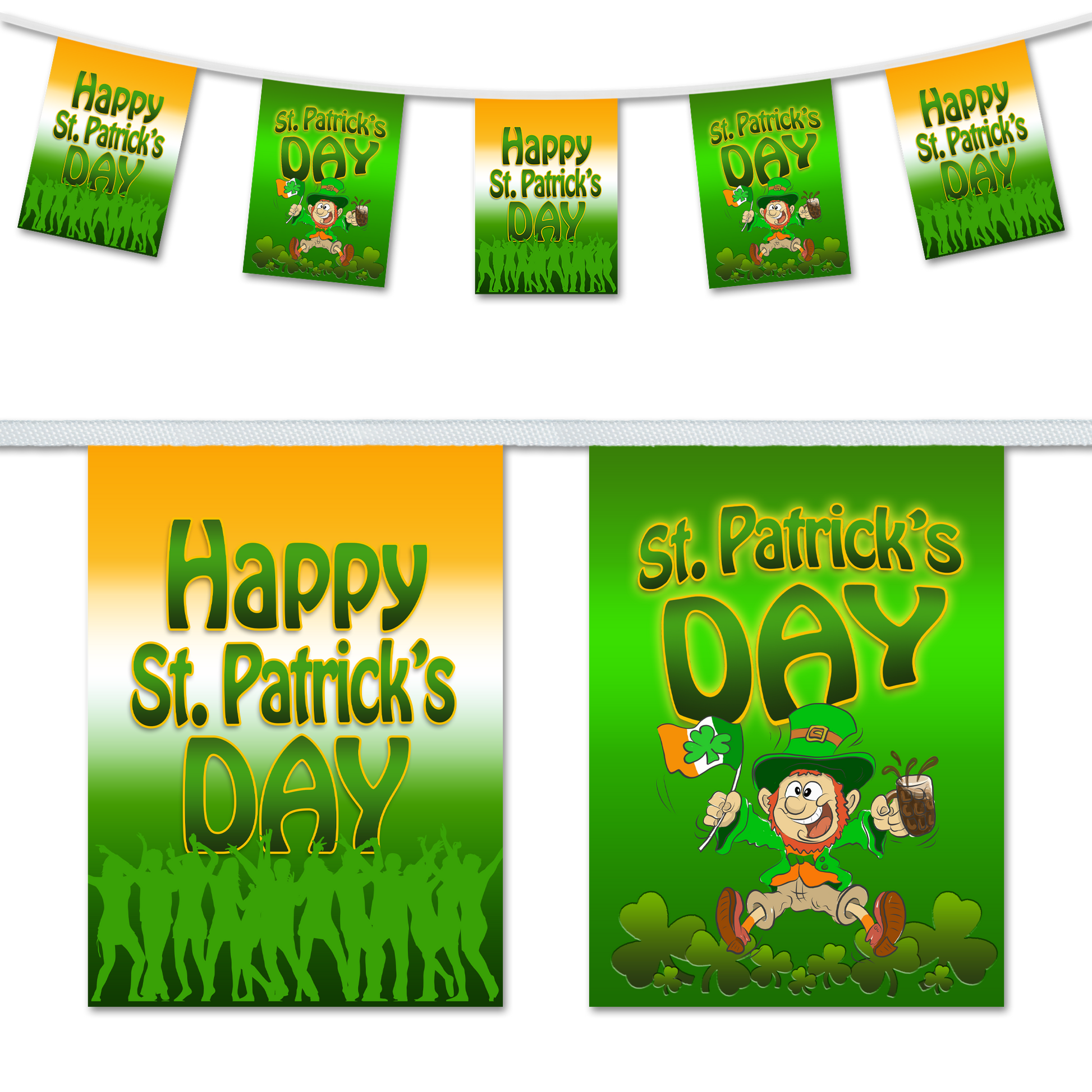 St Patricks Day Party Bunting
