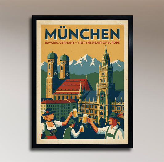 München: Bavaria – Heart of Europe – Vintage Travel
