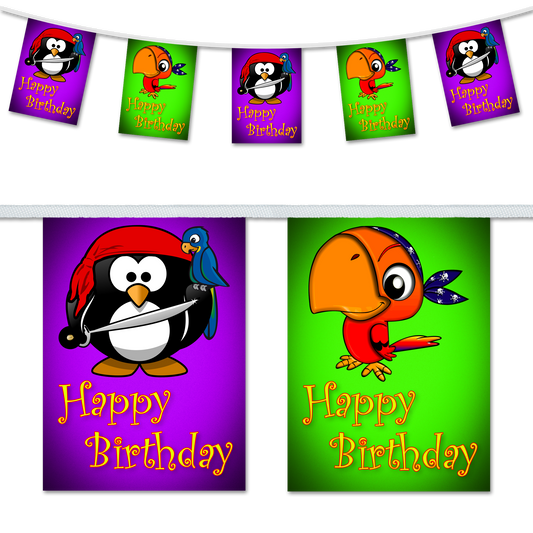 Childrens Birthday Party Bunting, Party Decorations