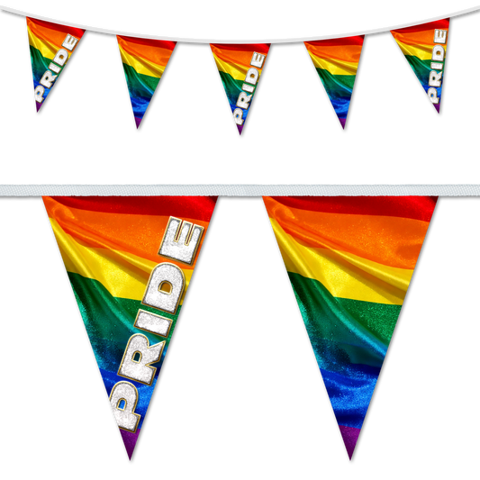 Pride Rainbow Glitter Design