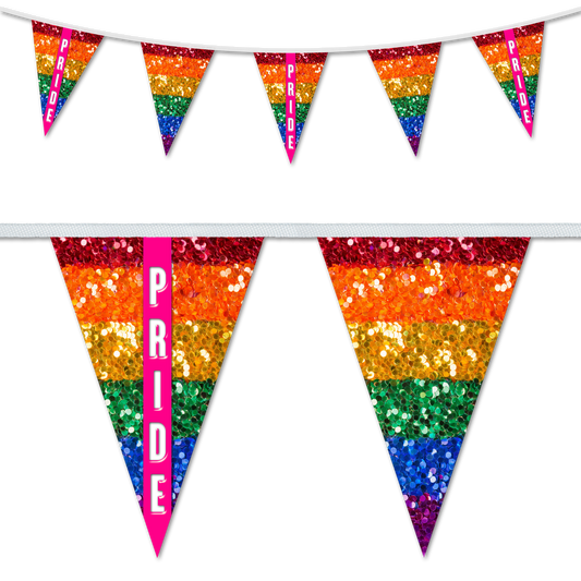 Pride Rainbow Sequin Design