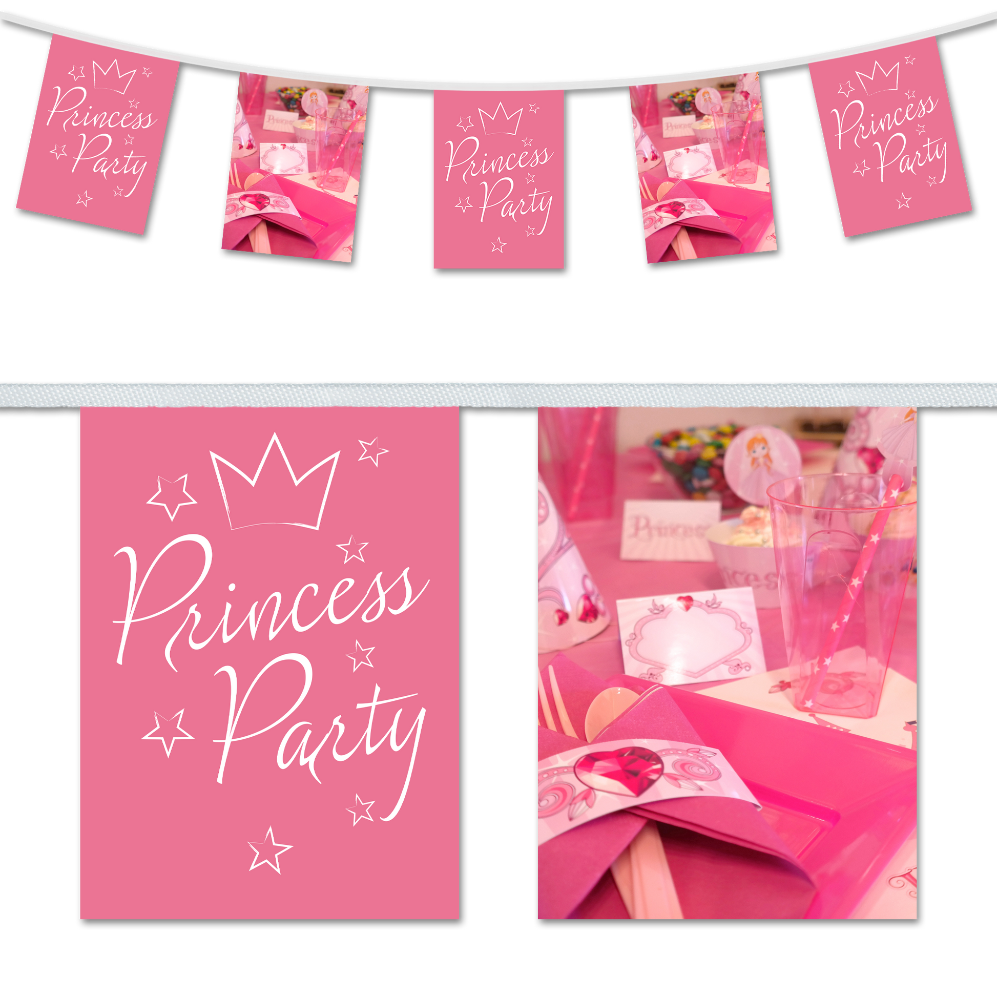 Childrens Birthday Party Bunting, Party Decorations