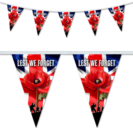 Remembrance Sunday Patriotic Bunting
