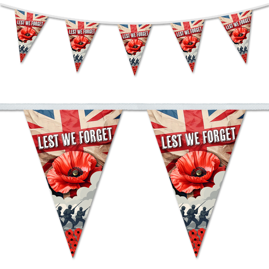 Remembrance Sunday Vintage Patriotic Bunting