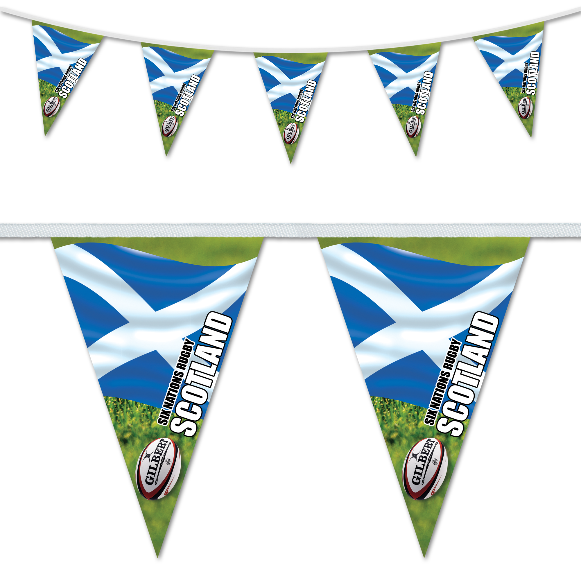 Scotland Six Nations Rugby Triangular Bunting – BuntingFlags.uk
