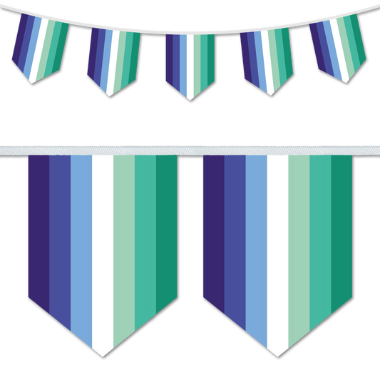 Trans inclusive gay mens Pride Bunting Decoration
