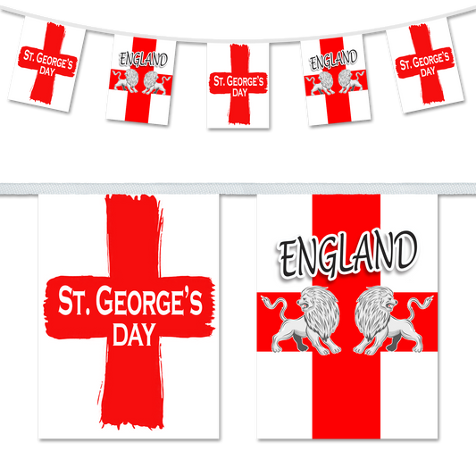 St George's Day Twin Lions