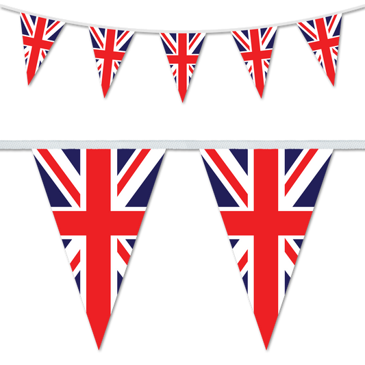 Union Jack 200x300mm Triangular Bunting