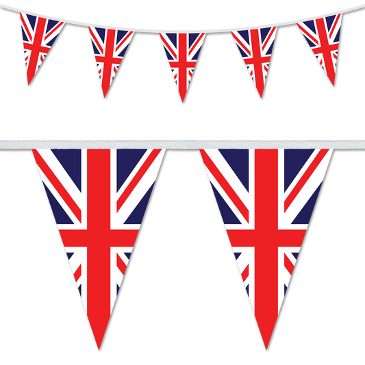 Union Jack 200x300mm Triangular Bunting