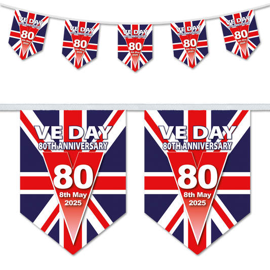 VE Day 80th Anniversary - V Design