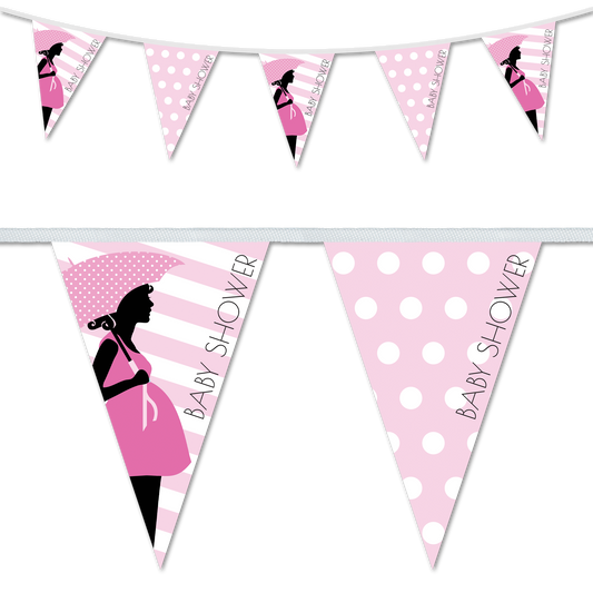 Baby Shower Girl Vintage Design